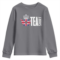 Funny English Tea UK Flag Youth Sweatshirt