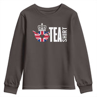 Funny English Tea UK Flag Youth Sweatshirt