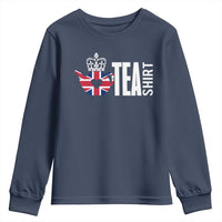 Funny English Tea UK Flag Youth Sweatshirt
