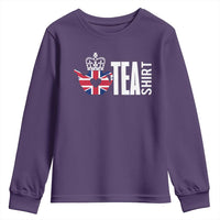 Funny English Tea UK Flag Youth Sweatshirt