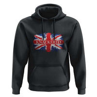 Funny Knackered The UK Flag British Hoodie