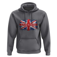 Funny Knackered The UK Flag British Hoodie