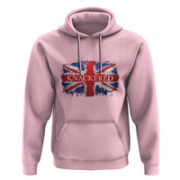 Funny Knackered The UK Flag British Hoodie