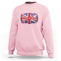 Funny Knackered The UK Flag British Sweatshirt