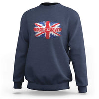Funny Knackered The UK Flag British Sweatshirt