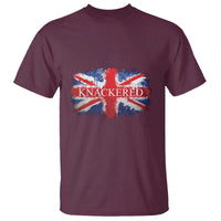 Funny Knackered The UK Flag British T Shirt - Wonder Print Shop