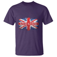 Funny Knackered The UK Flag British T Shirt - Wonder Print Shop