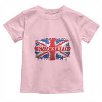 Funny Knackered The UK Flag British Toddler T Shirt