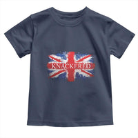 Funny Knackered The UK Flag British Toddler T Shirt