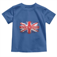 Funny Knackered The UK Flag British Toddler T Shirt
