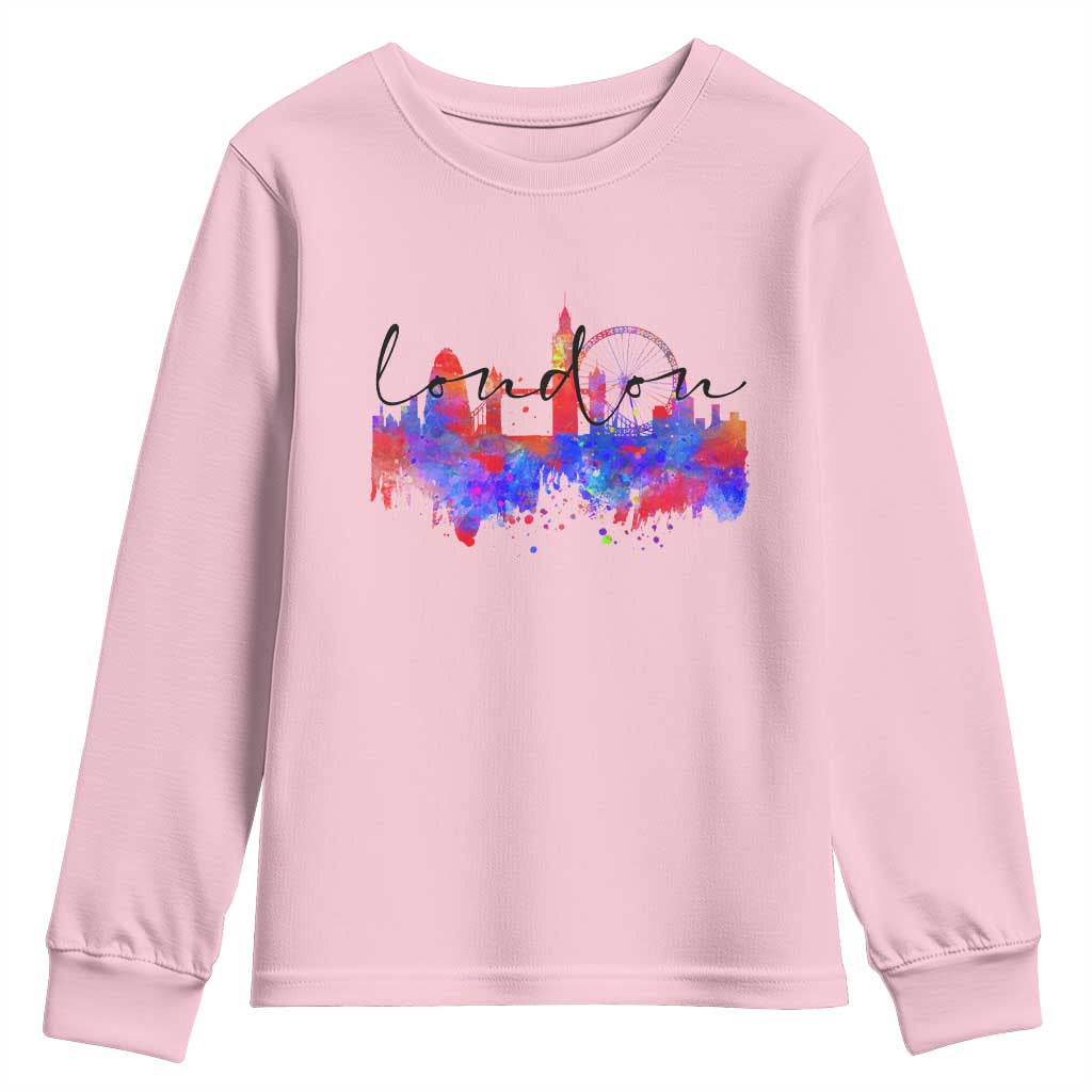 Traveling London Trip Youth Sweatshirt