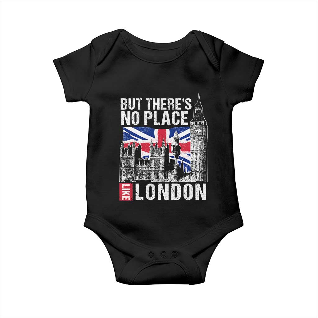Traveling London Trip Baby Onesie But There's No Place Like London