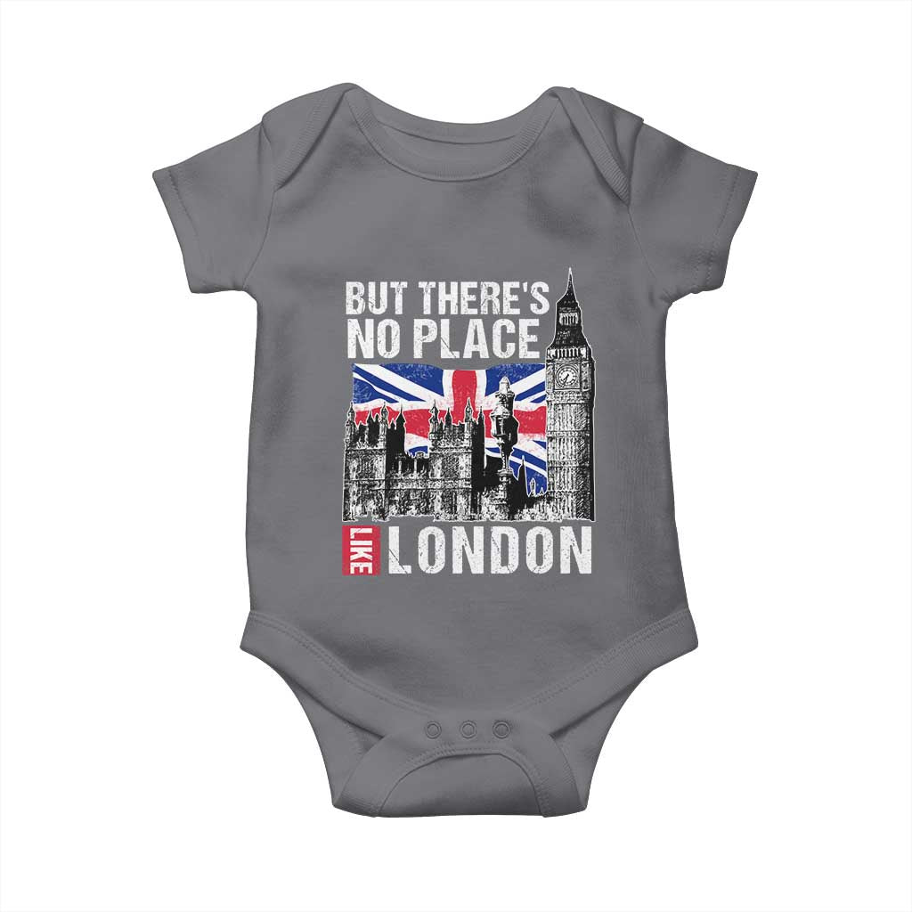 Traveling London Trip Baby Onesie But There's No Place Like London