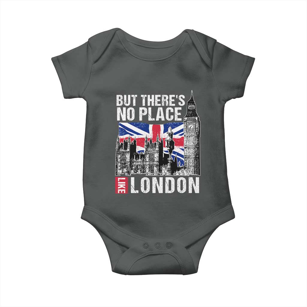Traveling London Trip Baby Onesie But There's No Place Like London