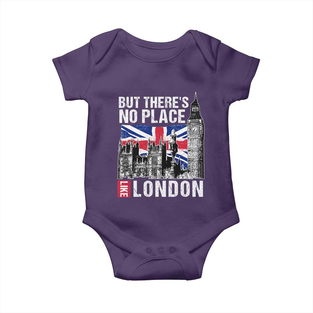 Traveling London Trip Baby Onesie But There's No Place Like London