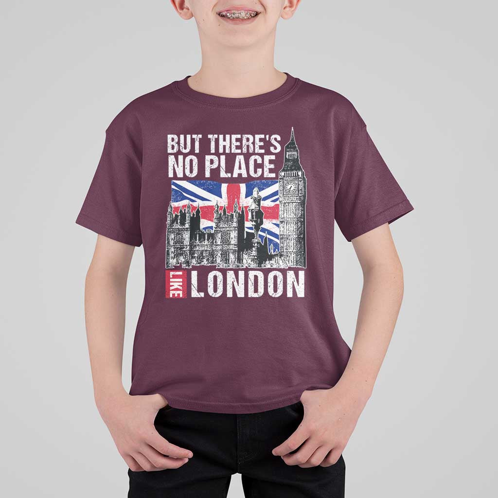 Traveling London Trip T Shirt For Kid But There's No Place Like London