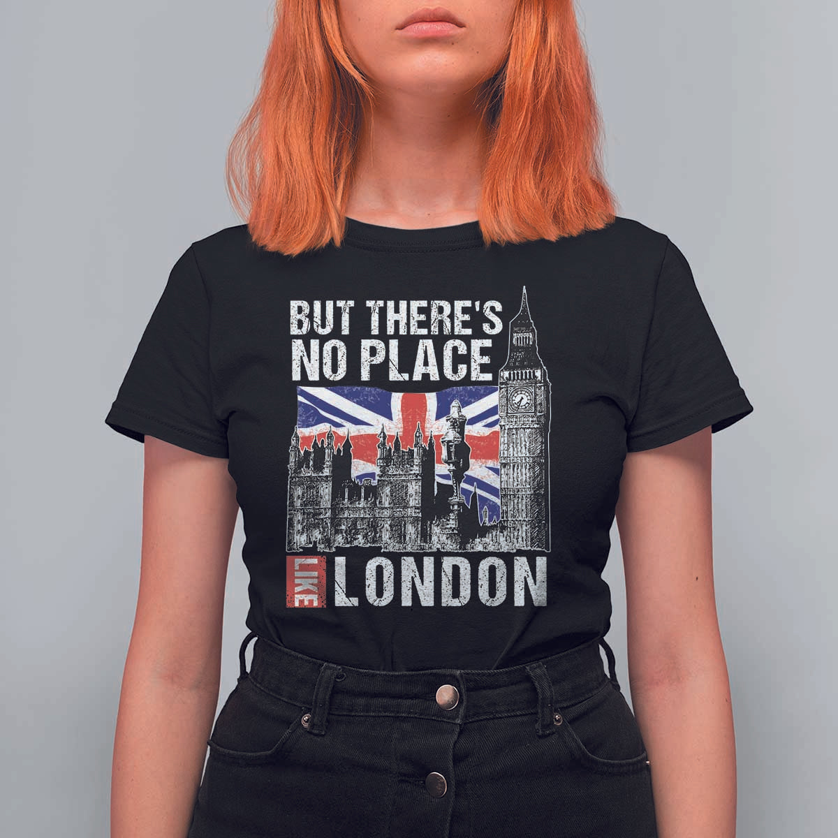 Traveling London Trip T Shirt For Women But There's No Place Like London - Wonder Print Shop