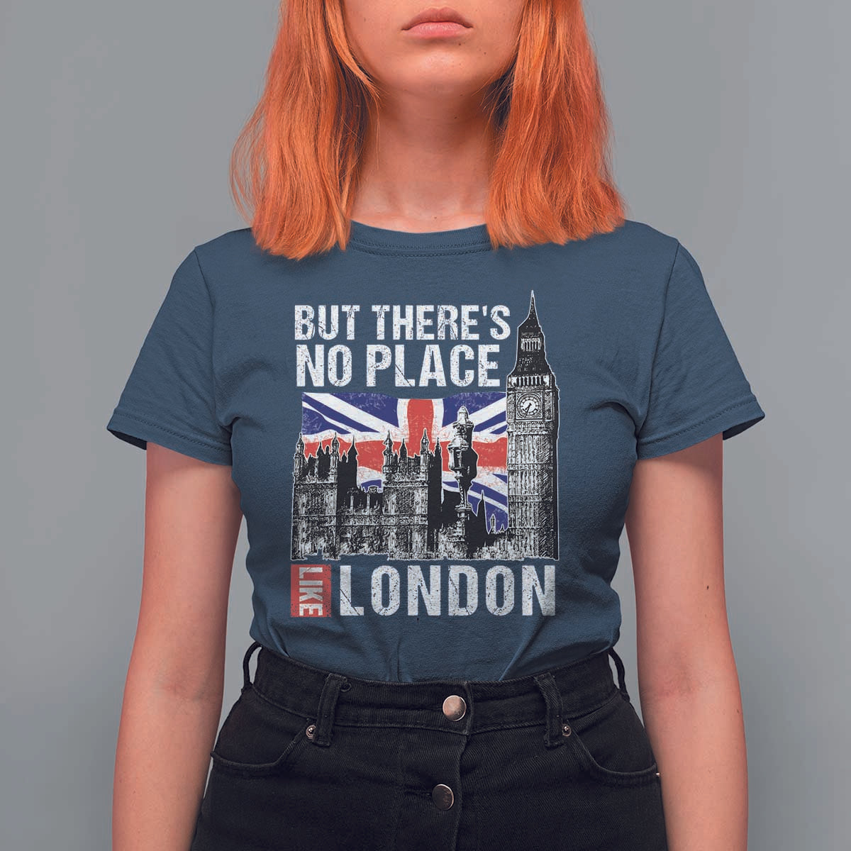 Traveling London Trip T Shirt For Women But There's No Place Like London - Wonder Print Shop