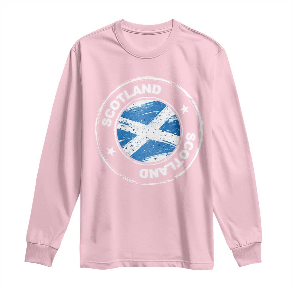 Scotland Flag Scottish Pride Long Sleeve Shirt