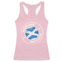 Scotland Flag Scottish Pride Racerback Tank Top