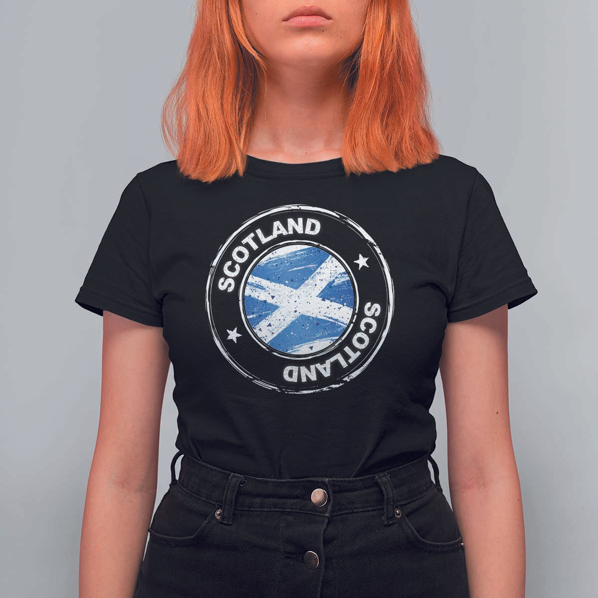 Scotland Flag Scottish Pride T Shirt For Women - Wonder Print Shop