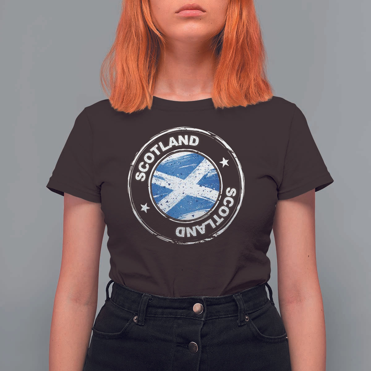 Scotland Flag Scottish Pride T Shirt For Women - Wonder Print Shop