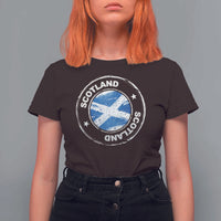 Scotland Flag Scottish Pride T Shirt For Women - Wonder Print Shop