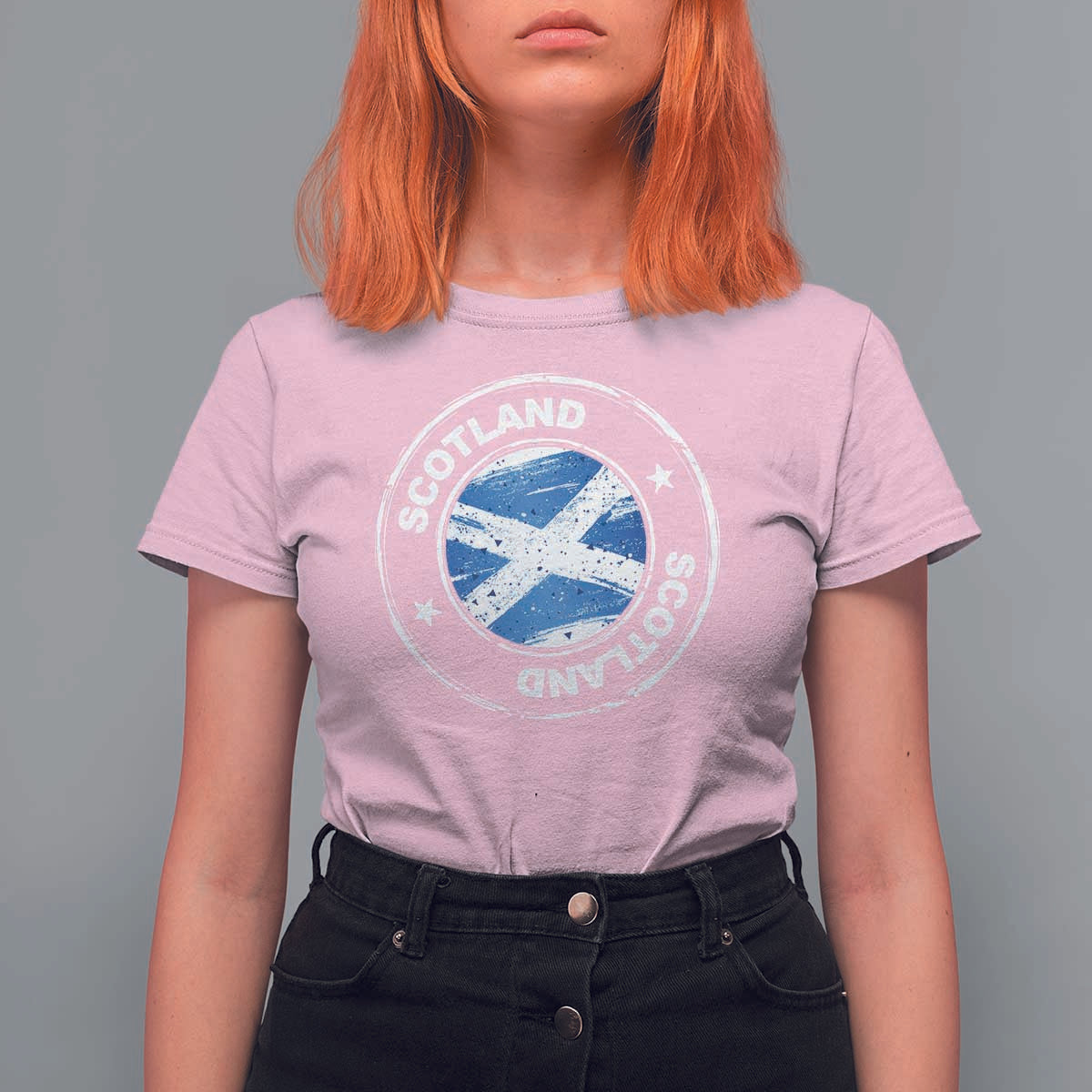 Scotland Flag Scottish Pride T Shirt For Women - Wonder Print Shop