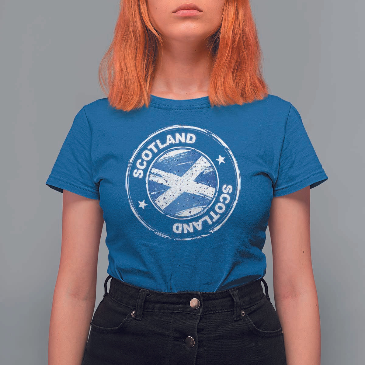 Scotland Flag Scottish Pride T Shirt For Women - Wonder Print Shop