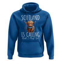 Scotland is Calling and I must Go Highland Cow Hoodie