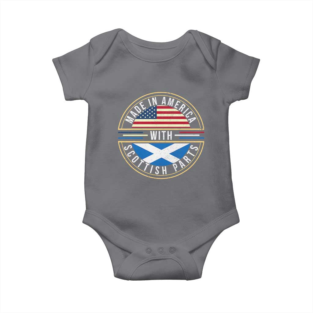 Scottish American Baby Onesie Made In America With Scottish Parts Scotland