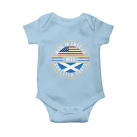 Scottish American Baby Onesie Made In America With Scottish Parts Scotland