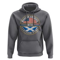 Scottish American Hoodie Made In America With Scottish Parts Scotland
