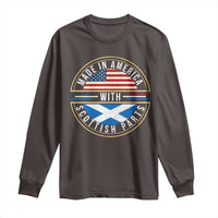 Scottish American Long Sleeve Shirt Made In America With Scottish Parts Scotland