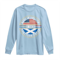 Scottish American Long Sleeve Shirt Made In America With Scottish Parts Scotland
