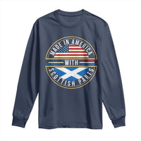 Scottish American Long Sleeve Shirt Made In America With Scottish Parts Scotland