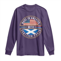 Scottish American Long Sleeve Shirt Made In America With Scottish Parts Scotland