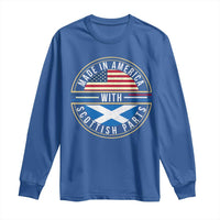 Scottish American Long Sleeve Shirt Made In America With Scottish Parts Scotland
