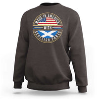 Scottish American Sweatshirt Made In America With Scottish Parts Scotland