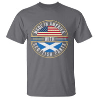 Scottish American T Shirt Made In America With Scottish Parts Scotland - Wonder Print Shop