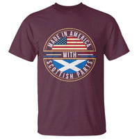 Scottish American T Shirt Made In America With Scottish Parts Scotland - Wonder Print Shop