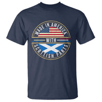 Scottish American T Shirt Made In America With Scottish Parts Scotland - Wonder Print Shop