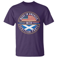Scottish American T Shirt Made In America With Scottish Parts Scotland - Wonder Print Shop