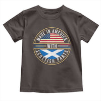 Scottish American Toddler T Shirt Made In America With Scottish Parts Scotland