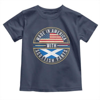 Scottish American Toddler T Shirt Made In America With Scottish Parts Scotland
