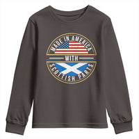 Scottish American Youth Sweatshirt Made In America With Scottish Parts Scotland