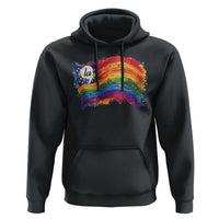 Rainbow  Flag Comma La Harris 2024 Hoodie - Wonder Print Shop