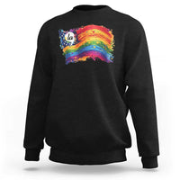 Rainbow  Flag Comma La Harris 2024 Sweatshirt - Wonder Print Shop