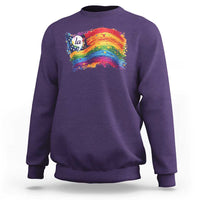 Rainbow  Flag Comma La Harris 2024 Sweatshirt - Wonder Print Shop