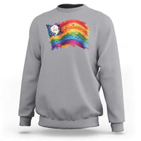 Rainbow  Flag Comma La Harris 2024 Sweatshirt - Wonder Print Shop